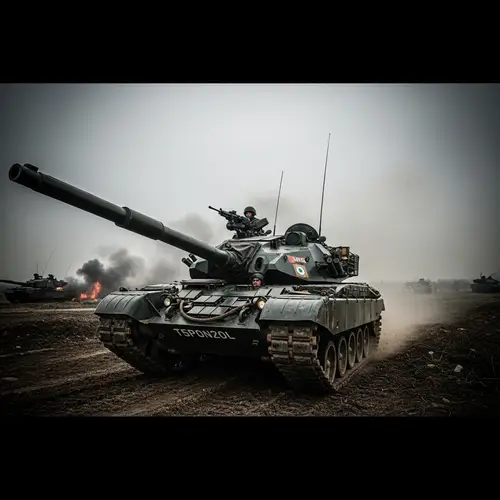 Intense Arjun Main Battle Tank Action