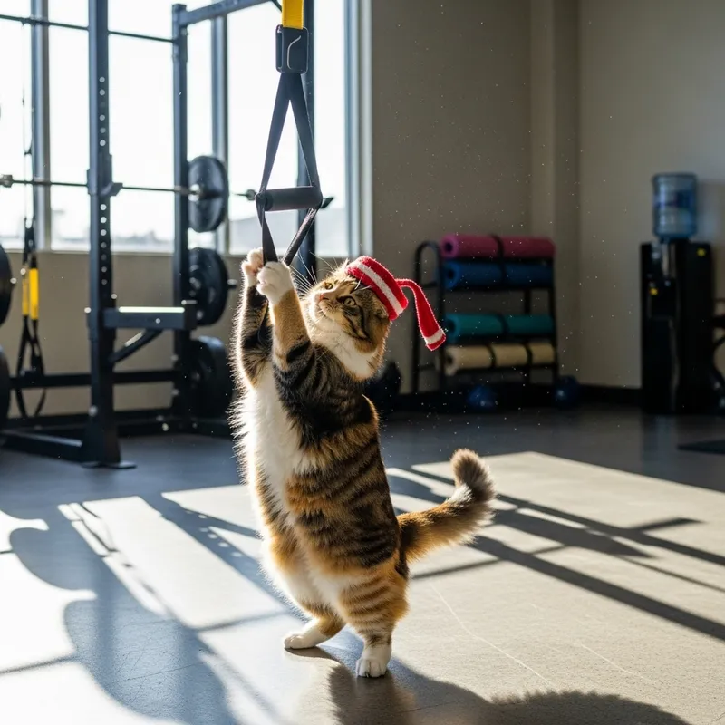 A Cat in the Gym: Fitness Fun