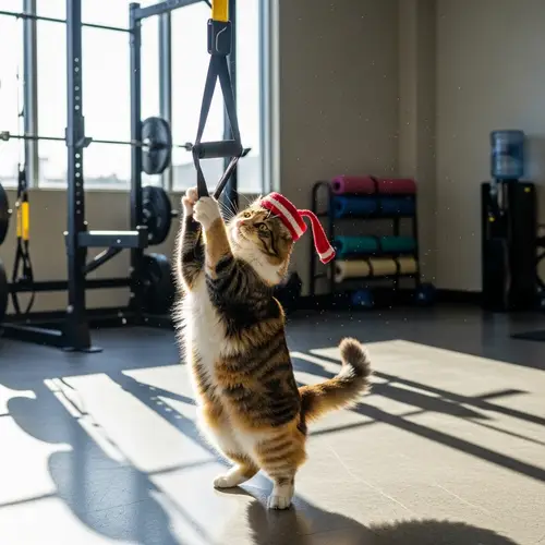 A Cat in the Gym: Fitness Fun