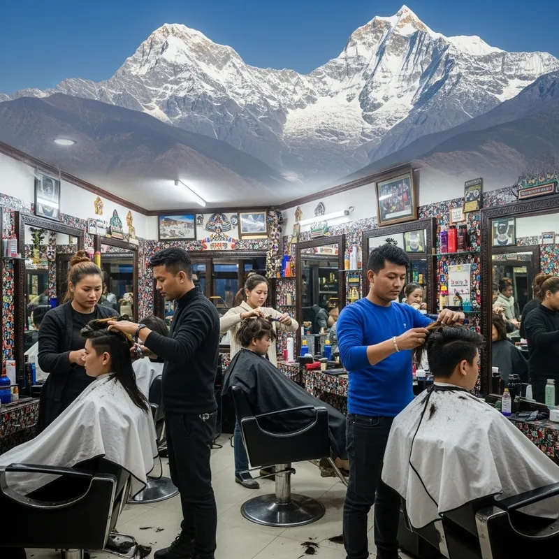 Nepal Himalayas Hair Salon: Authentic Experience in the Mountains