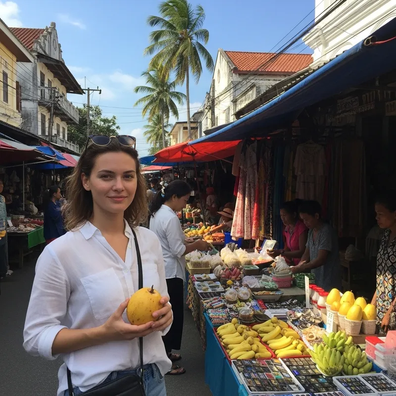 Rachel McAdams Lookalike Explores Vibrant Philippine Market