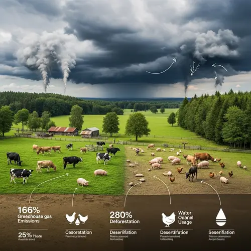 Livestock Farming Climate Impact: Environment Reality