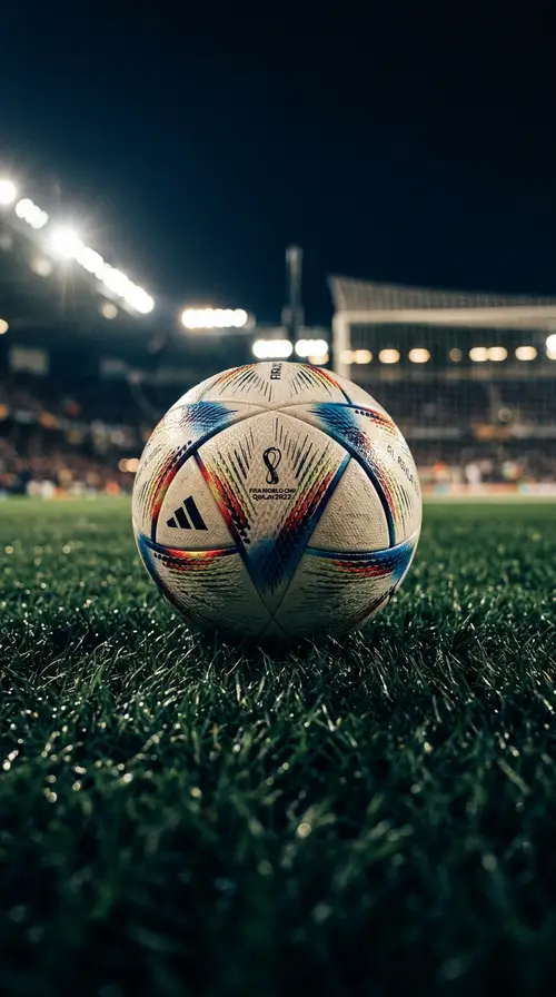 Stunning Soccer Ball Photography on Lush Green Pitch
