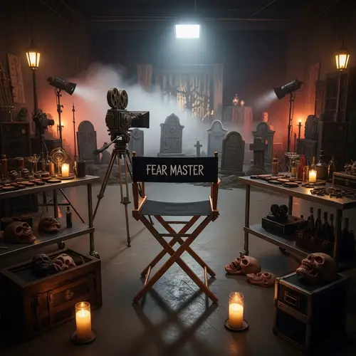 Fear Master Horror Studio: Macabre Film Equipment and Ominous Set