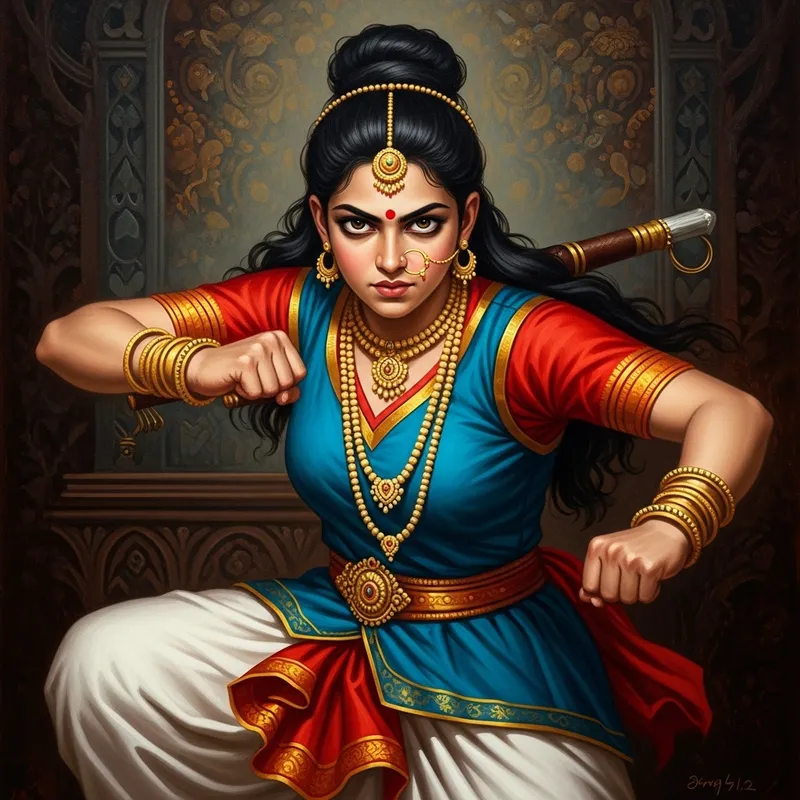 Dynamic Young Choleric Person Oil Painting Dynamic Young Choleric Person Oil Painting