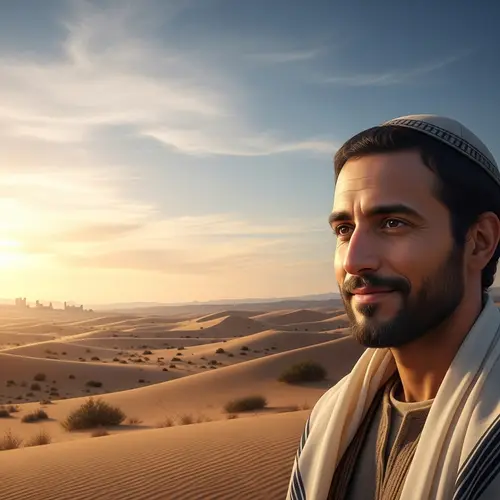 First Century Middle Eastern Man with Jewish Yarmulke