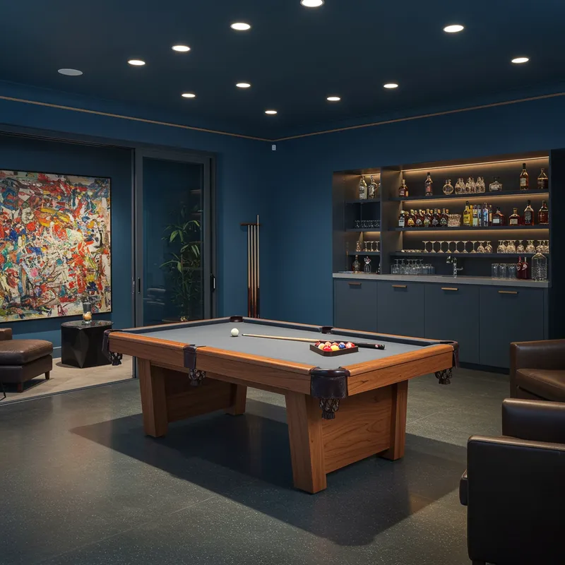 Stylish Modern Billiards Room Designs