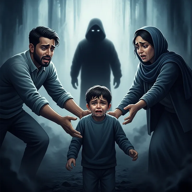 Distressed Parents Reach Out to Crying Child | Gripping Scene