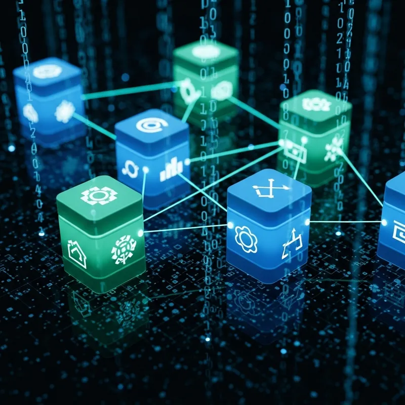 Abstract Database Tables Visualization | Unique Concept Cubes Abstract Database Tables Visualization | Unique Concept Cubes