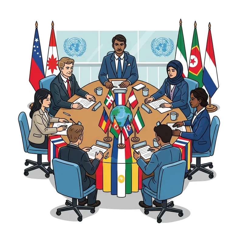 United Nations Conference: A Global Unity Scene