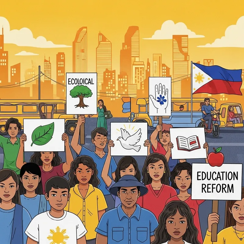 Illustrating Civil Society & Social Movements in the Philippines Art