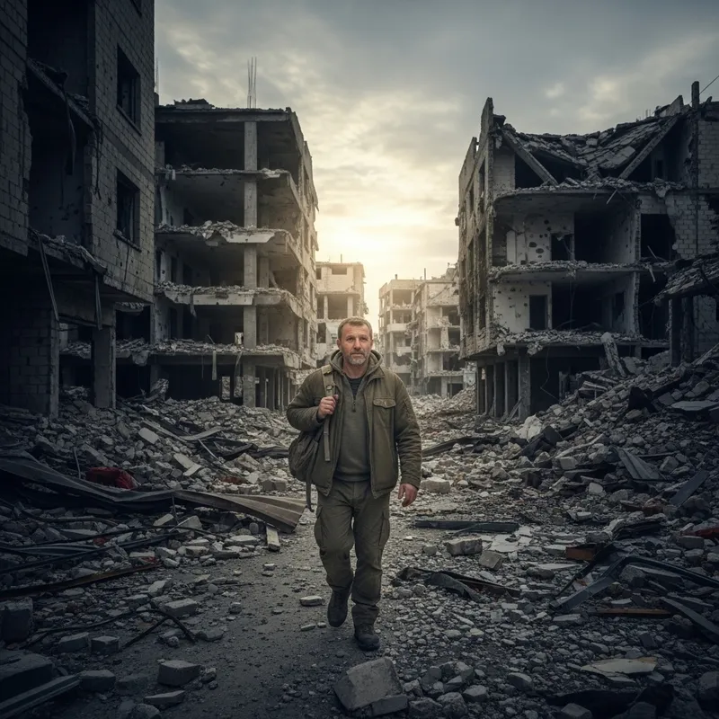 A Man's Hope in a War-Torn City A Man's Hope in a War-Torn City