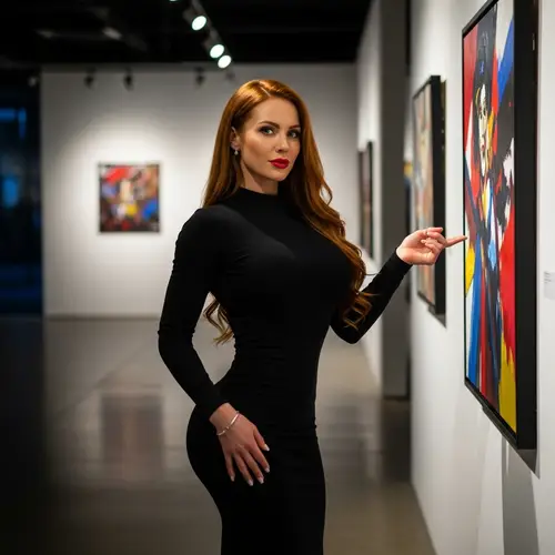 Beautiful Curvy Caucasian Woman