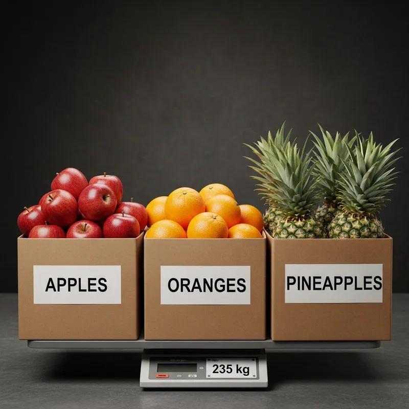 Solve the Fruit Boxes Weight Puzzle Solve the Fruit Boxes Weight Puzzle