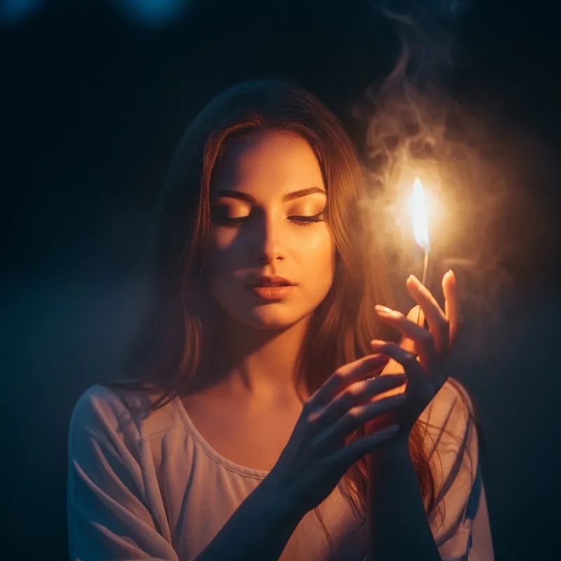 Enchanting Sorceress | Goddess Avatar in Ethereal Light