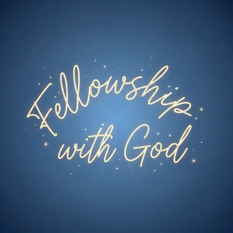 Graceful 'Fellowship with God' Logo Animation Graceful 'Fellowship with God' Logo Animation