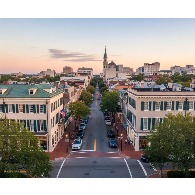 Charming Cityscape: A Modern Savannah Experience