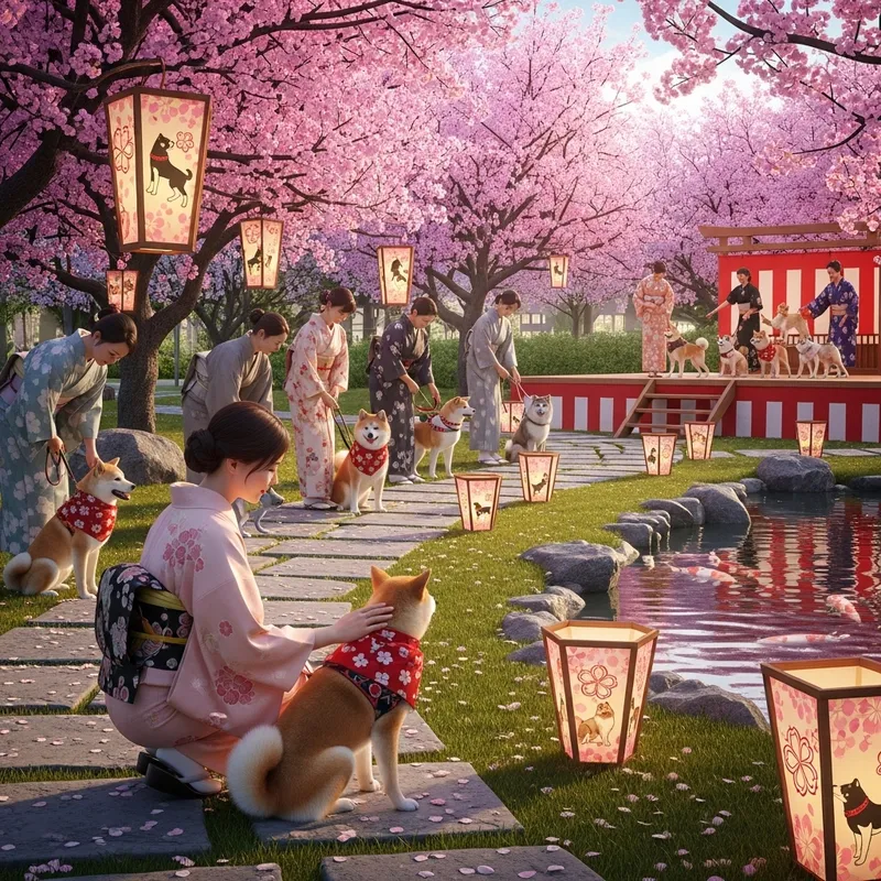Japanese Dog Culture: Tradition & Cherry Blossoms