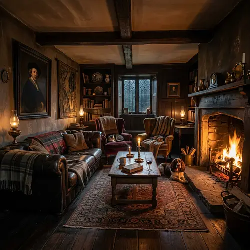 Cozy Living Room Inspired by Rembrandt