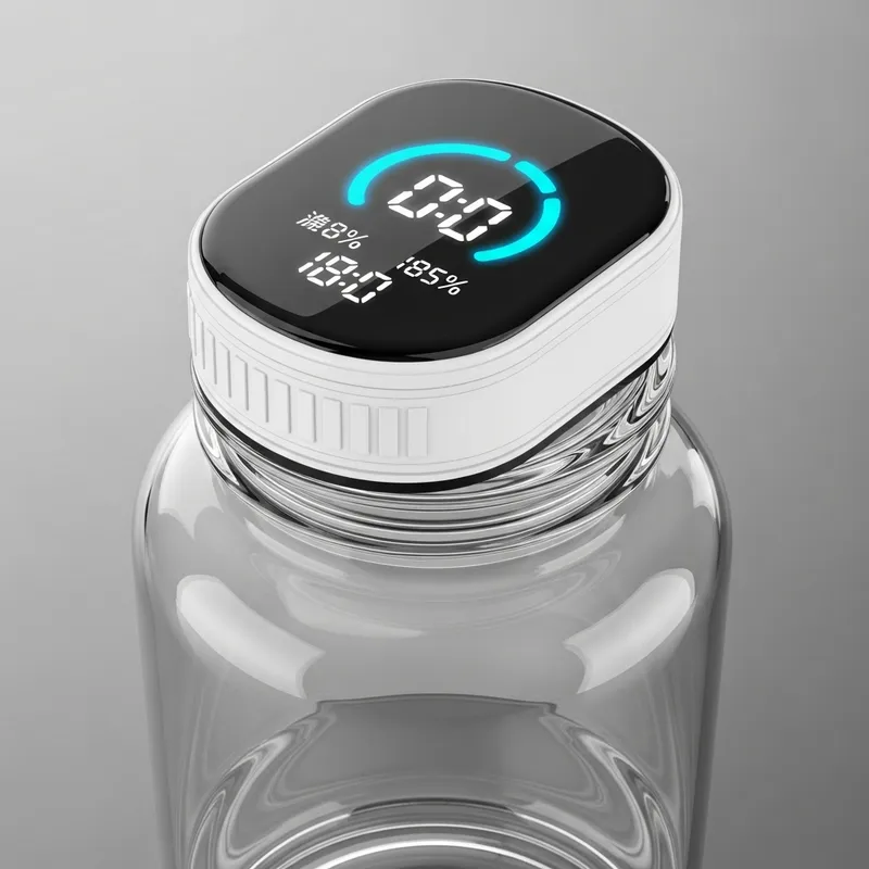 Interactive Smart Water Bottle with LED Screen
