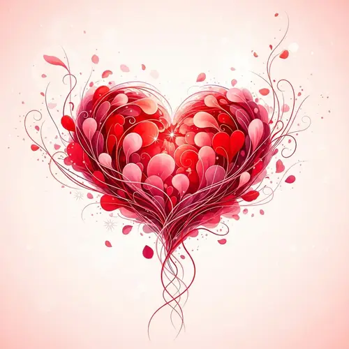 Abstract Love Art: Emotions in Color