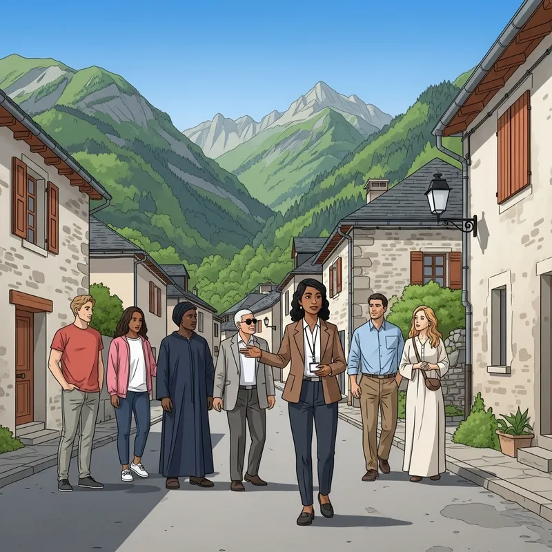 Guided Tour of Vernet Les Bains in the Eastern Pyrenees