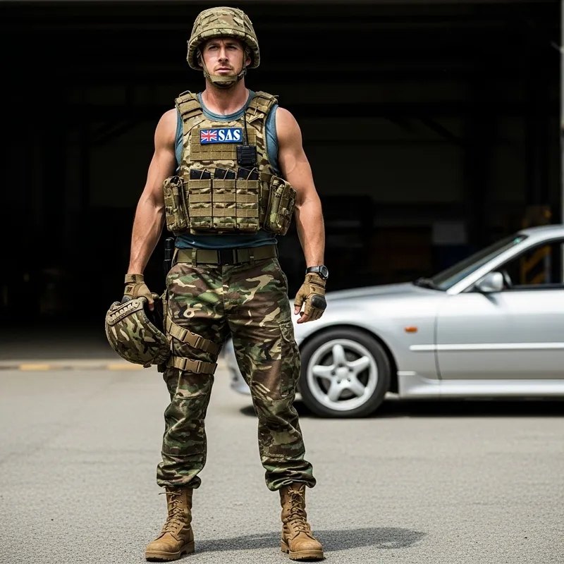 Ryan Gosling in Drive Movie with UK SAS Special Forces Gear