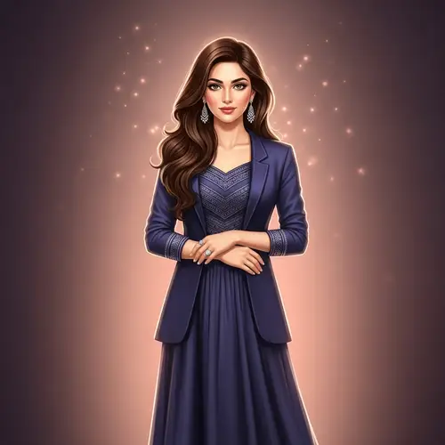 Graceful South Asian Woman: Beauty and Elegance Personified