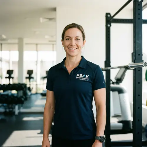 Confident Personal Trainer Headshot for Fitness Pros