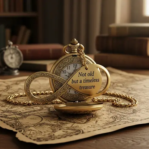 Age as a Timeless Treasure: Symbolic Illustration