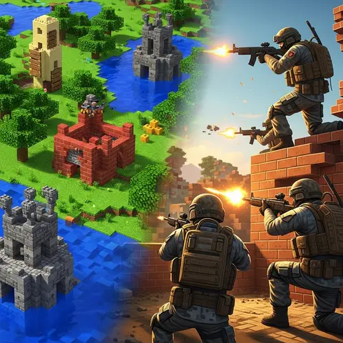 Minecraft x Call of Duty Fusion - Pixelated Warfare Extravaganza