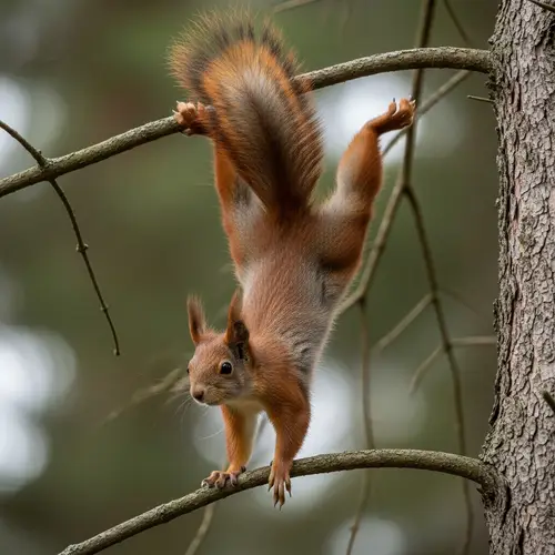 Red Squirrels: Forest Dwellers with Vibrant Red Fur