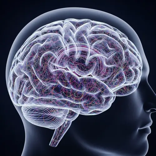 3D Rendering of Detailed Human Brain | Neural Network Illuminated