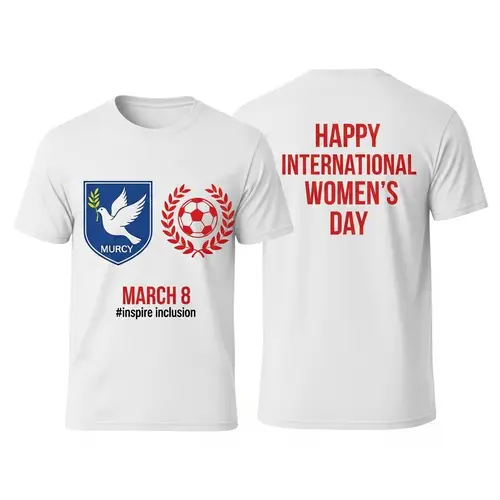 Mercy Corps & EHF Logo T-shirt Design | March 8 #Inspire Inclusion