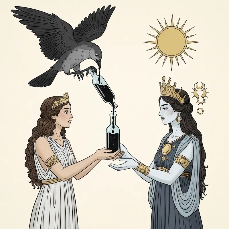 Venus' Gift: Psyche's Black Water Encounter