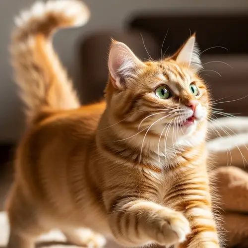 Playful Cat: Full of Energy and Excitement