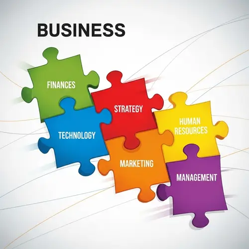 Vibrant Business Puzzle: Strategy, Management, Technology