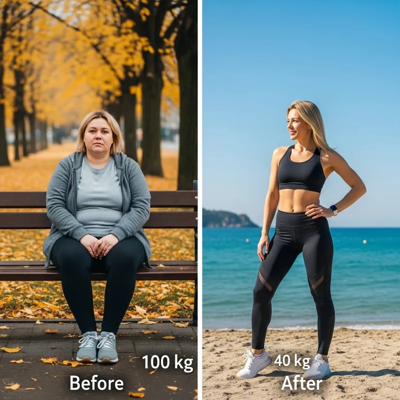 Incredible Weight Loss: 100kg to 60kg Transformation Incredible Weight Loss: 100kg to 60kg Transformation