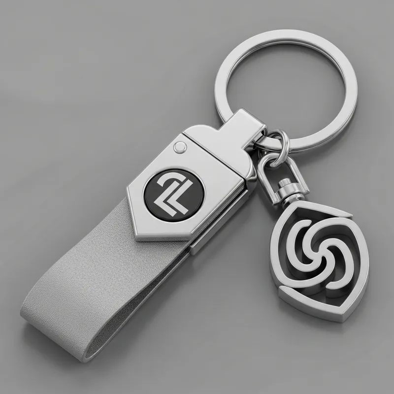 Sleek Modern Llavero 3D Keychain Design | STL File Sleek Modern Llavero 3D Keychain Design | STL File