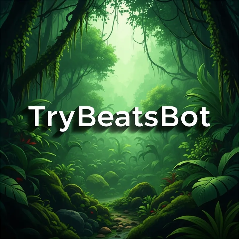 Design TryBeatsBot Logo with Jungle Theme