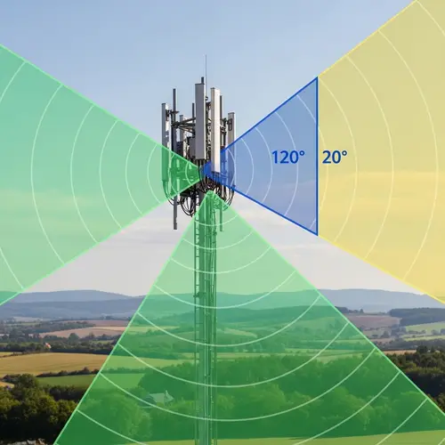 Base Station Transmitting Electromagnetic Signals