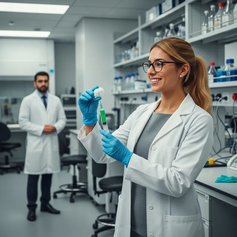 Stunning Scientist Prepares for Groundbreaking Research