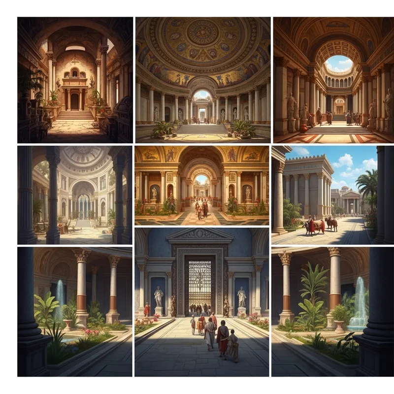 Caesar's Palace in 'Quo Vadis': A Historical Visual from the Novel