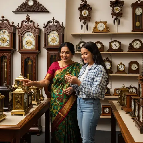 Exploring Vintage Clocks: A Modern Girl with Mom