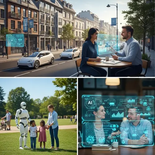 Future Society Transformed by AI Technology