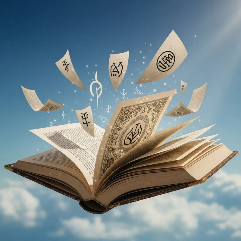 Flying Book: Enchanting Tales in Mid-Air