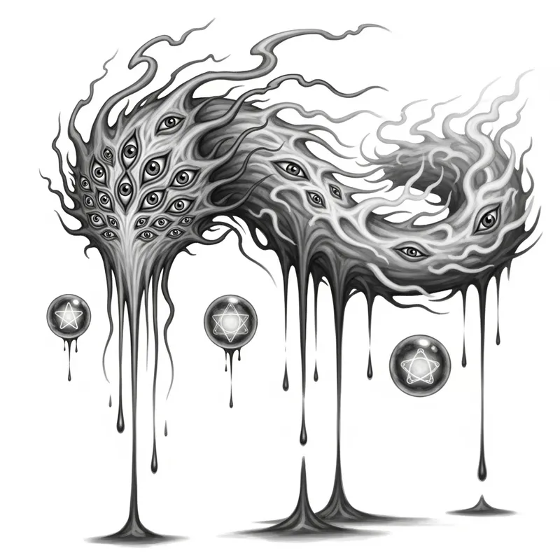 (Fantasy Creature) - A Monochrome Depiction