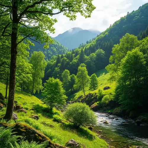 Rich Greenery Landscape | Natural Beauty View