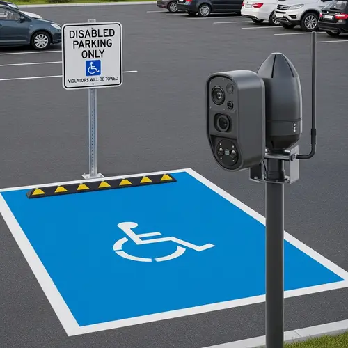 Special Needs Parking with Advanced Camera Monitoring