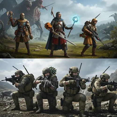 The Witcher 3 Characters in Counter Strike - Fantasy to Modern Warfare Crossover